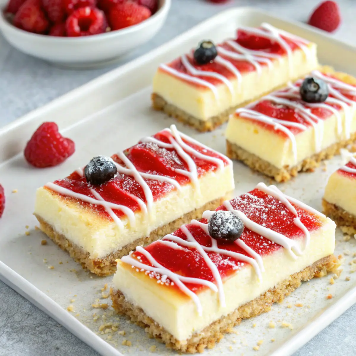 Square Philadelphia Cheesecake Bars Square Philadelphia Cheesecake Bars