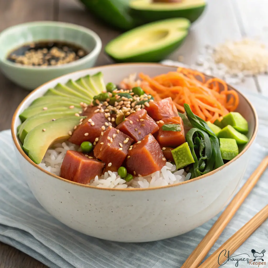 a poke bowl a poke bowl
