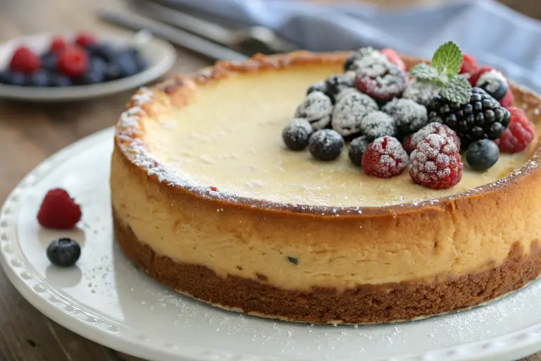 Baked cheesecake vs set cheesecake Baked cheesecake