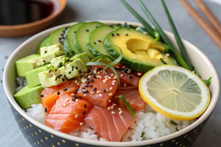 Customizable poke bowl options Customizable poke bowl options