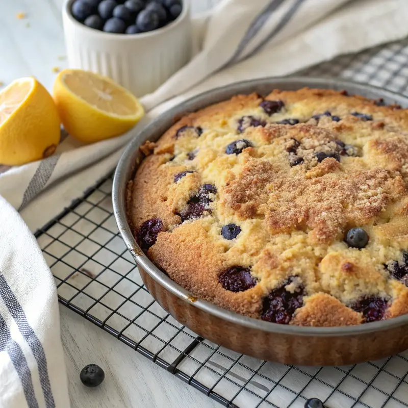 Delicious Lemon Blueberry Coffee Cake Delicious Lemon Blueberry Coffee Cake