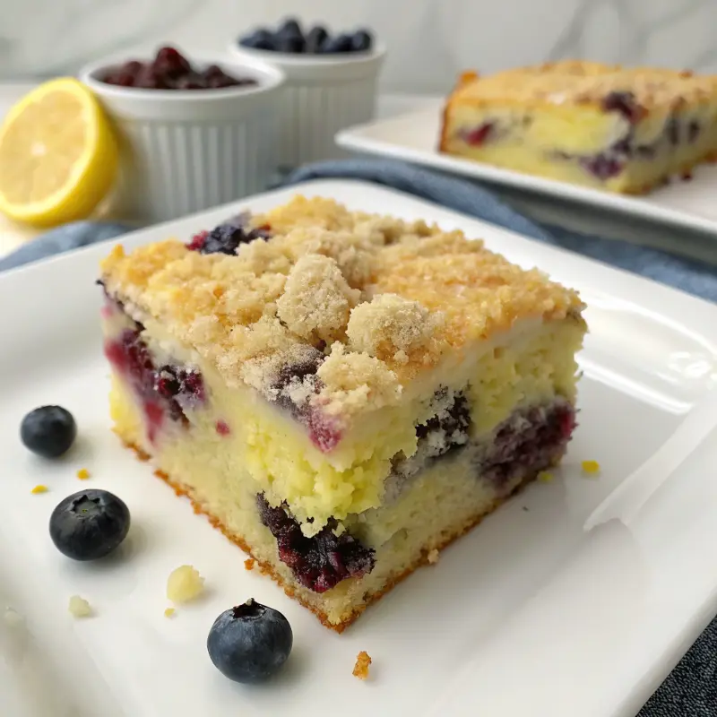 Lemon Blueberry Coffee Cake recipe Lemon Blueberry Coffee Cake recipe